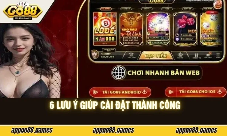 6 lưu ý giúp cài đặt thành công